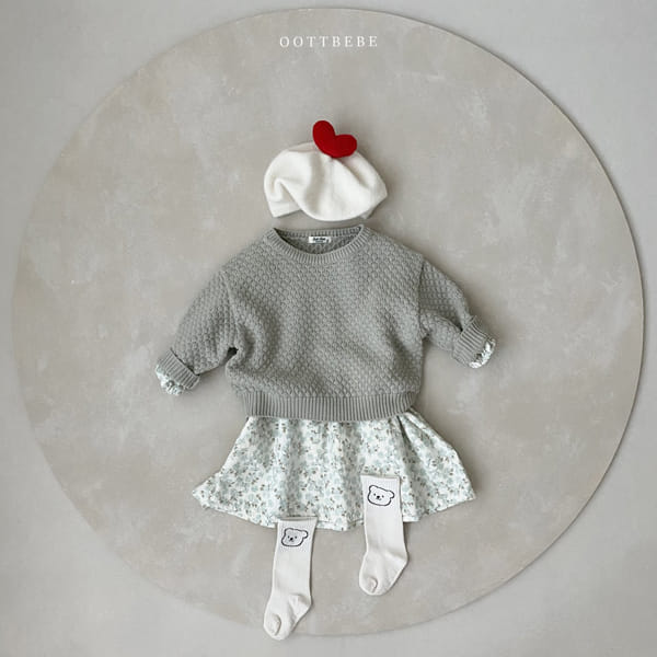 OOTT BEBE - Korean Children Fashion - #Kfashion4kids - Popcorn Shirring One-piece - 7