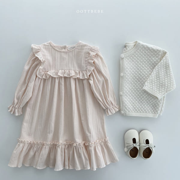 OOTT BEBE - Korean Children Fashion - #Kfashion4kids - Chalala Frill One-piece - 10