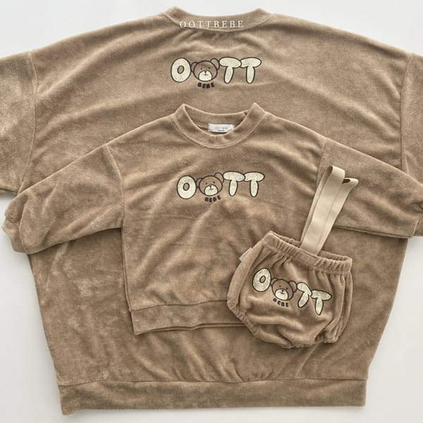 OOTT BEBE - Korean Children Fashion - #Kfashion4kids - Adult Terry Sweatshirt
