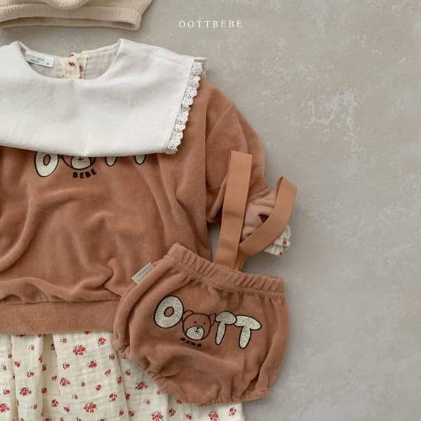 OOTT BEBE - Korean Children Fashion - #Kfashion4kids - Terry Suspender Bloomer - 9