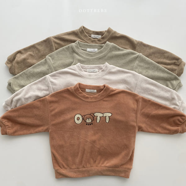 OOTT BEBE - Korean Children Fashion - #Kfashion4kids - Terry Sweatshirt