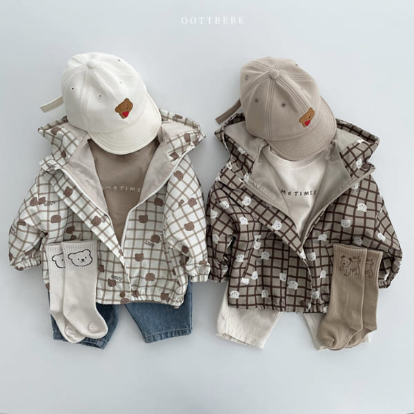 OOTT BEBE - Korean Children Fashion - #Kfashion4kids - Teddy Windbreaker - 11