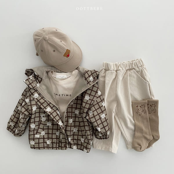 OOTT BEBE - Korean Children Fashion - #Kfashion4kids - Teddy Windbreaker - 4