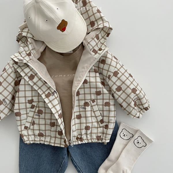 OOTT BEBE - Korean Children Fashion - #Kfashion4kids - Teddy Windbreaker - 5