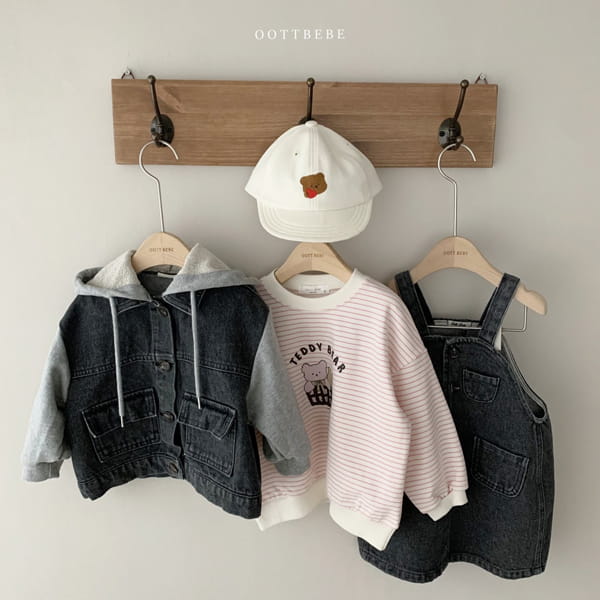OOTT BEBE - Korean Children Fashion - #Kfashion4kids - Basket Bear Sweatshirt - 10