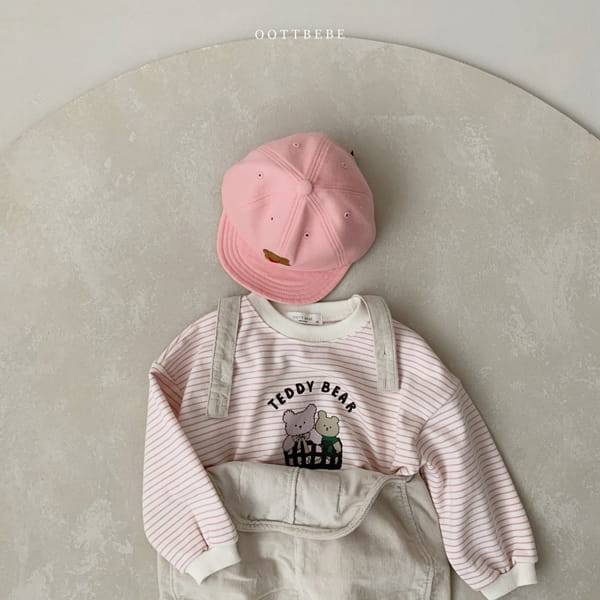 OOTT BEBE - Korean Children Fashion - #Kfashion4kids - Basket Bear Sweatshirt - 9