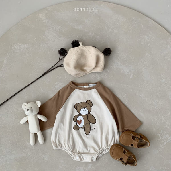 OOTT BEBE - Korean Children Fashion - #Kfashion4kids - Thank You Raglan Bodysuit - 12