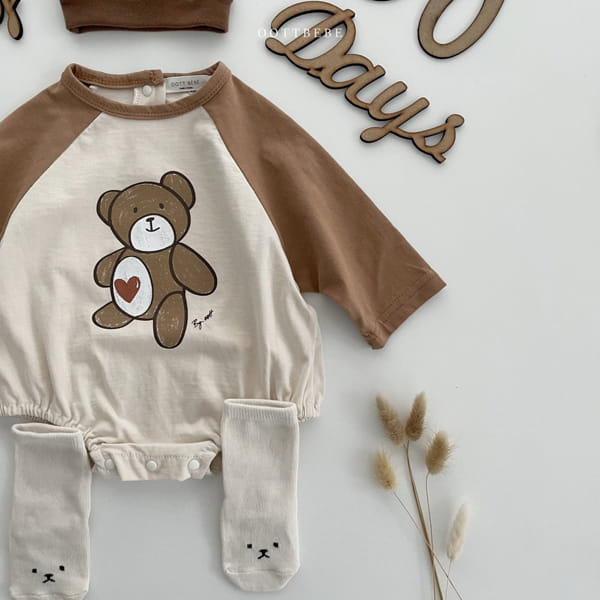 OOTT BEBE - Korean Children Fashion - #Kfashion4kids - Thank You Raglan Bodysuit - 7