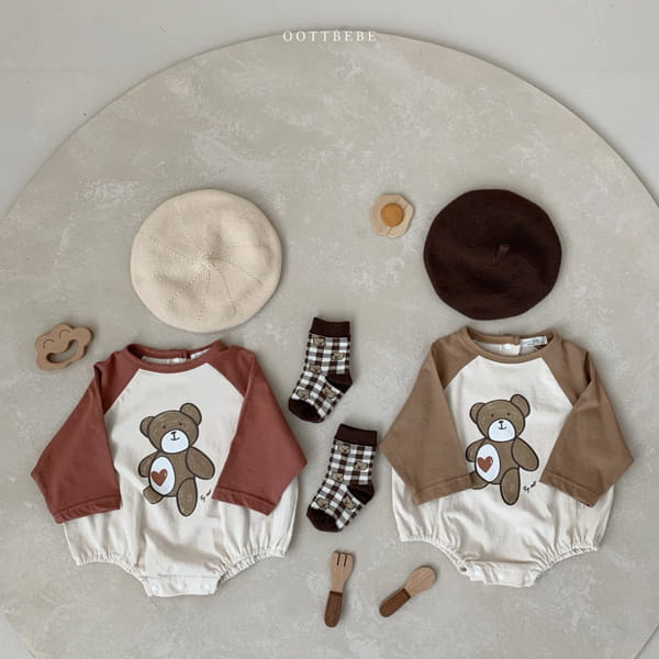 OOTT BEBE - Korean Children Fashion - #Kfashion4kids - Thank You Raglan Bodysuit - 9