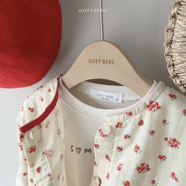 OOTT BEBE - Korean Children Fashion - #Kfashion4kids - Squre Cardigan Bottom Set - 12
