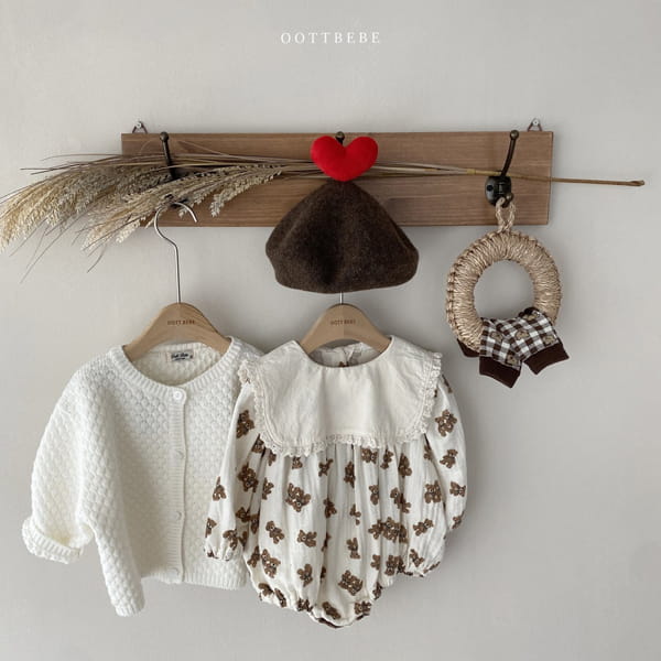 OOTT BEBE - Korean Children Fashion - #Kfashion4kids - Square Shirring Bodysuit - 11