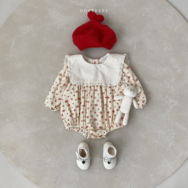 OOTT BEBE - Korean Children Fashion - #Kfashion4kids - Square Shirring Bodysuit - 5
