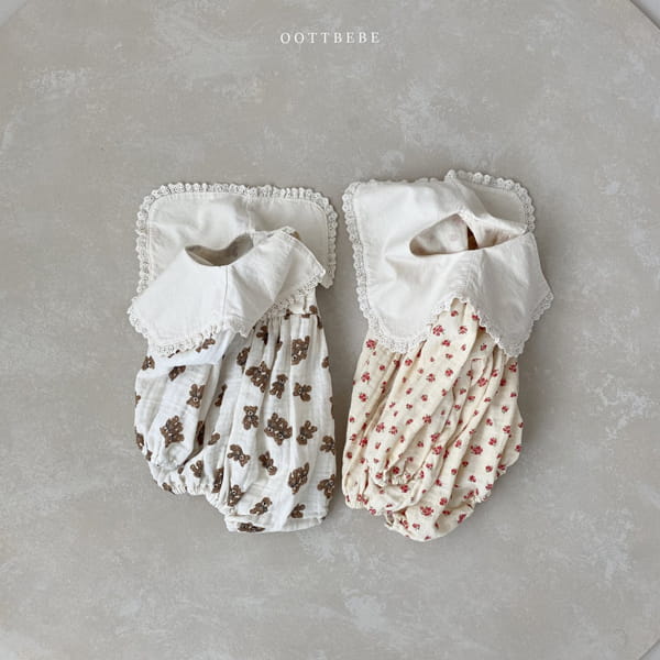 OOTT BEBE - Korean Children Fashion - #Kfashion4kids - Square Shirring Bodysuit - 7