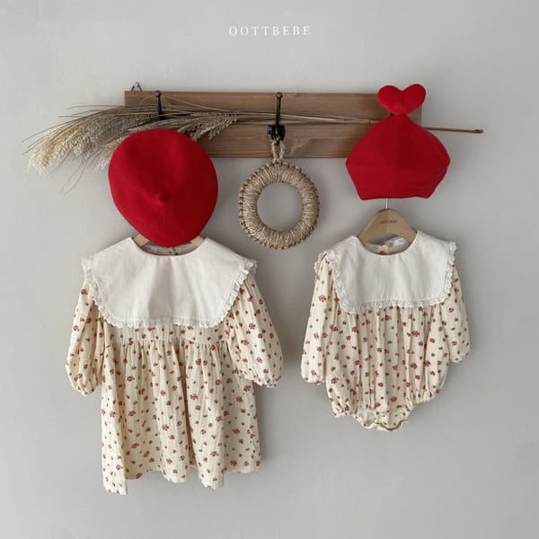 OOTT BEBE - Korean Children Fashion - #Kfashion4kids - Square Shirring Bodysuit - 8