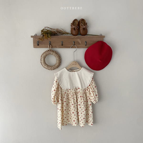 OOTT BEBE - Korean Children Fashion - #Kfashion4kids - Square Collar One-piece - 3