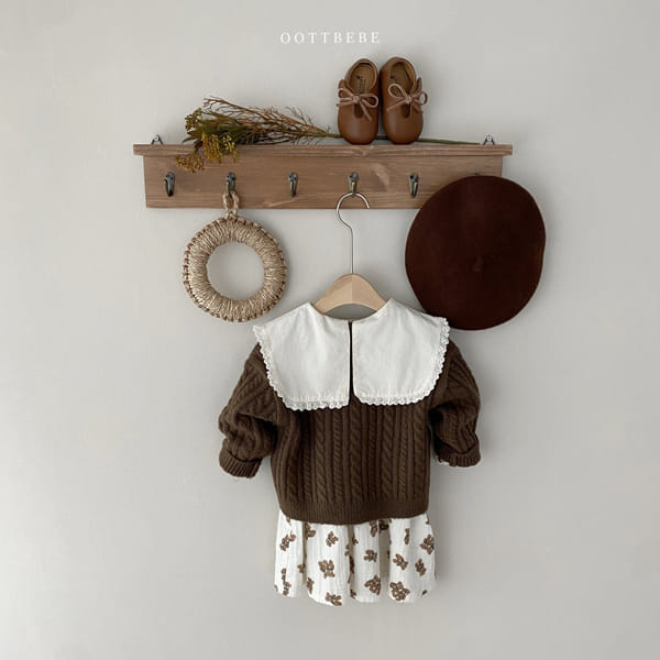 OOTT BEBE - Korean Children Fashion - #Kfashion4kids - Square Collar One-piece - 9