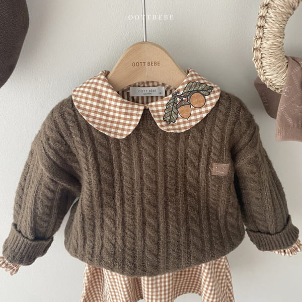 OOTT BEBE - Korean Children Fashion - #Kfashion4kids - Autumn Check One-piece - 10