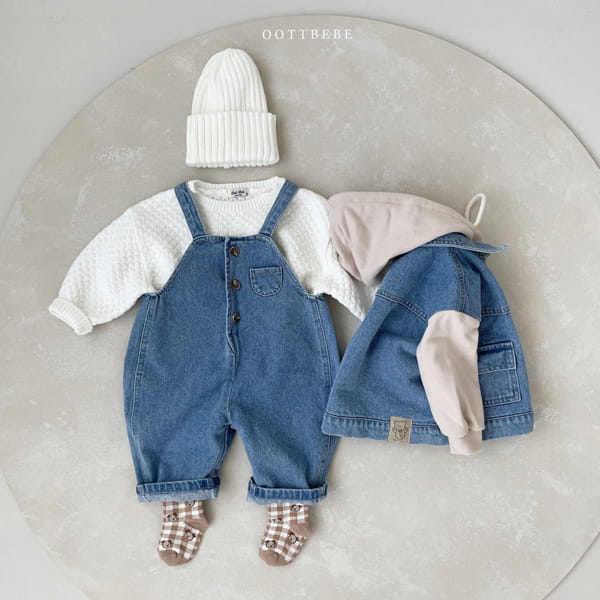 OOTT BEBE - Korean Children Fashion - #Kfashion4kids - Embosing Knit Pullover - 10
