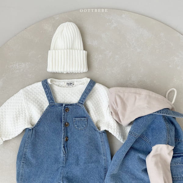 OOTT BEBE - Korean Children Fashion - #Kfashion4kids - Embosing Knit Pullover - 11