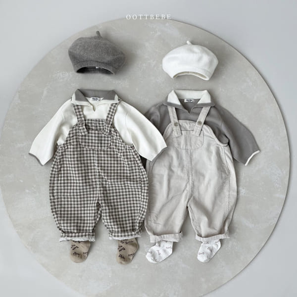 OOTT BEBE - Korean Children Fashion - #Kfashion4kids - Line Collar Knit Pullover - 8