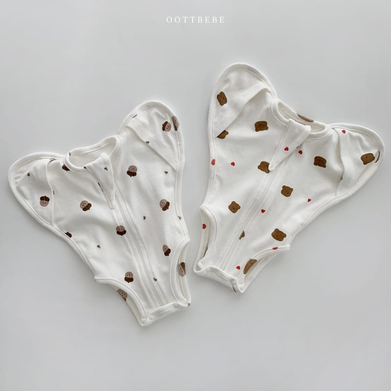 OOTT BEBE - Korean Children Fashion - #Kfashion4kids - Gomtori Cover Bodysuit