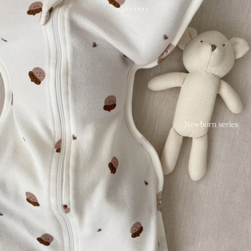 OOTT BEBE - Korean Children Fashion - #Kfashion4kids - Gomtori Sleep Bodysuit - 11