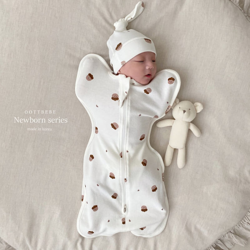 OOTT BEBE - Korean Children Fashion - #Kfashion4kids - Gomtori Sleep Bodysuit - 8