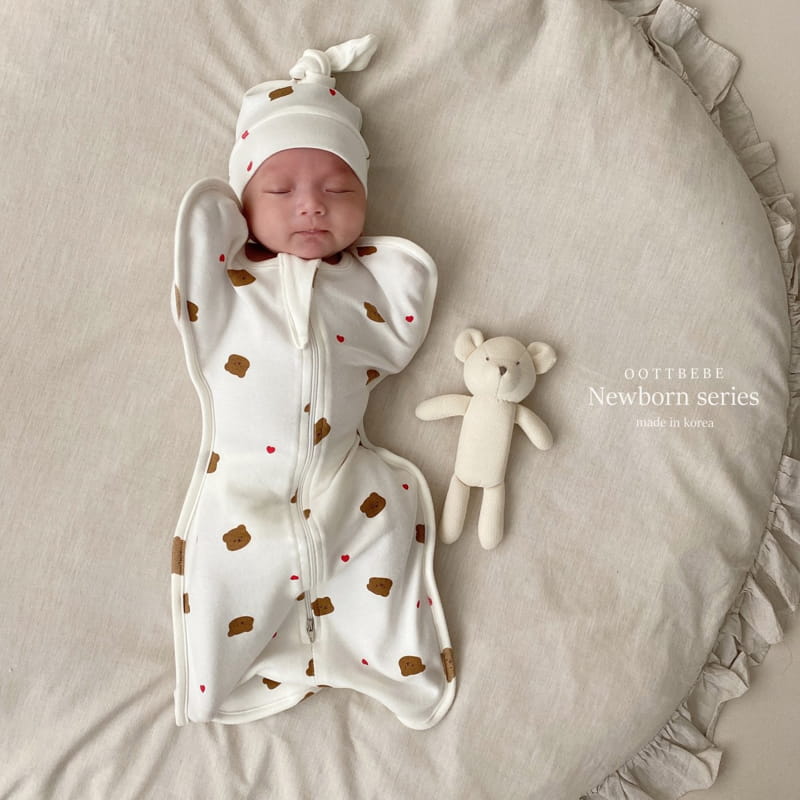 OOTT BEBE - Korean Children Fashion - #Kfashion4kids - Gomtori Sleep Bodysuit - 9