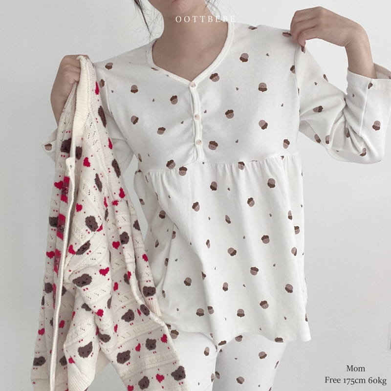 OOTT BEBE - Korean Children Fashion - #Kfashion4kids - Gomtori Nursing Wear One-piece - 4