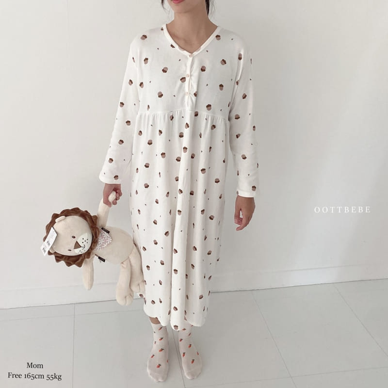 OOTT BEBE - Korean Children Fashion - #Kfashion4kids - Gomtori Nursing Wear One-piece - 8