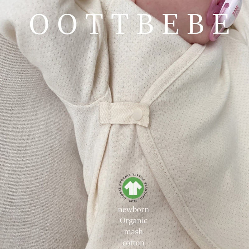 OOTT BEBE - Korean Children Fashion - #Kfashion4kids - Organic Bodysuit with Bonnet - 7