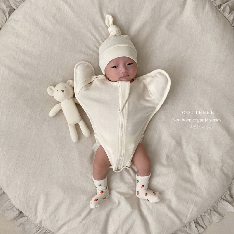 OOTT BEBE - Korean Children Fashion - #Kfashion4kids - Organic Cover Bodysuit - 6