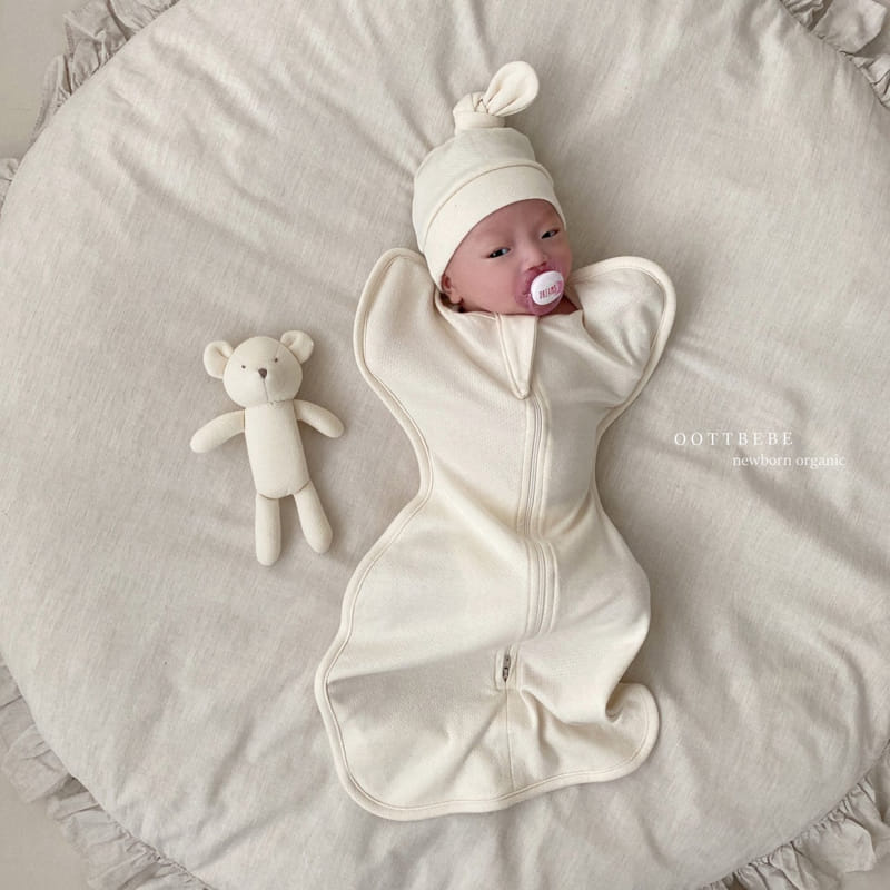 OOTT BEBE - Korean Children Fashion - #Kfashion4kids - Organic Butterfly Sleep Bodysuit - 4