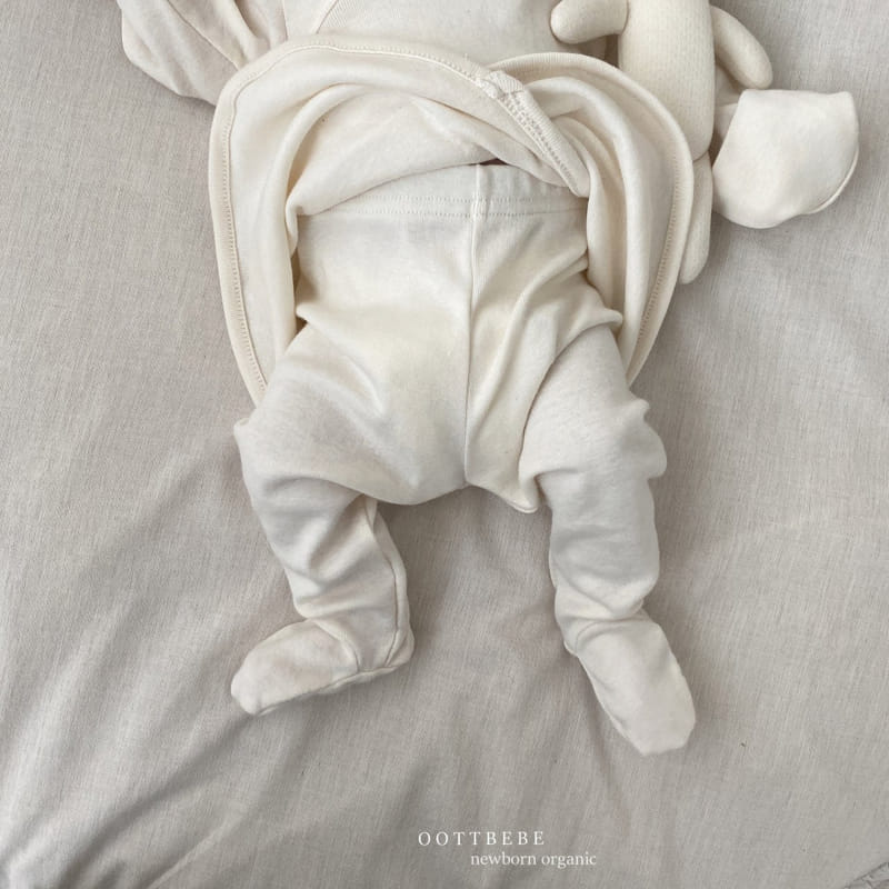 OOTT BEBE - Korean Children Fashion - #Kfashion4kids - Organic Foot Leggings - 6