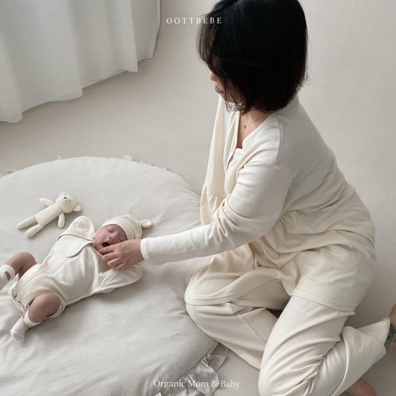 OOTT BEBE - Korean Children Fashion - #Kfashion4kids - Organic Nursing Mesh Easywear - 9