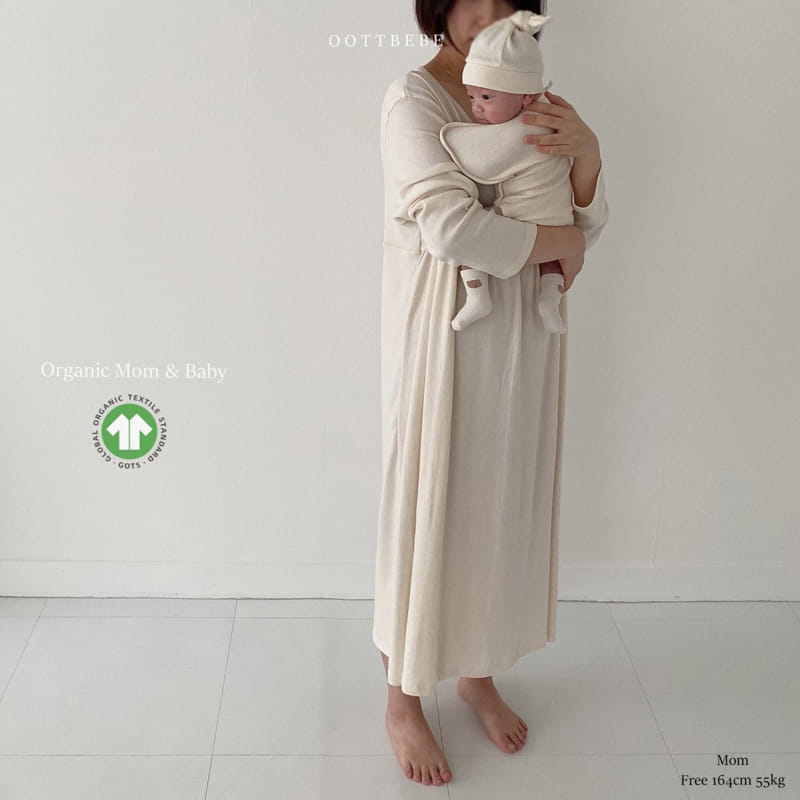OOTT BEBE - Korean Children Fashion - #Kfashion4kids - Organic Nursing Cotton One-piece - 7