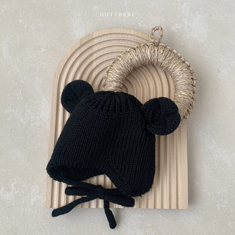 OOTT BEBE - Korean Children Fashion - #Kfashion4kids - Teddy Line Bonnet - 10