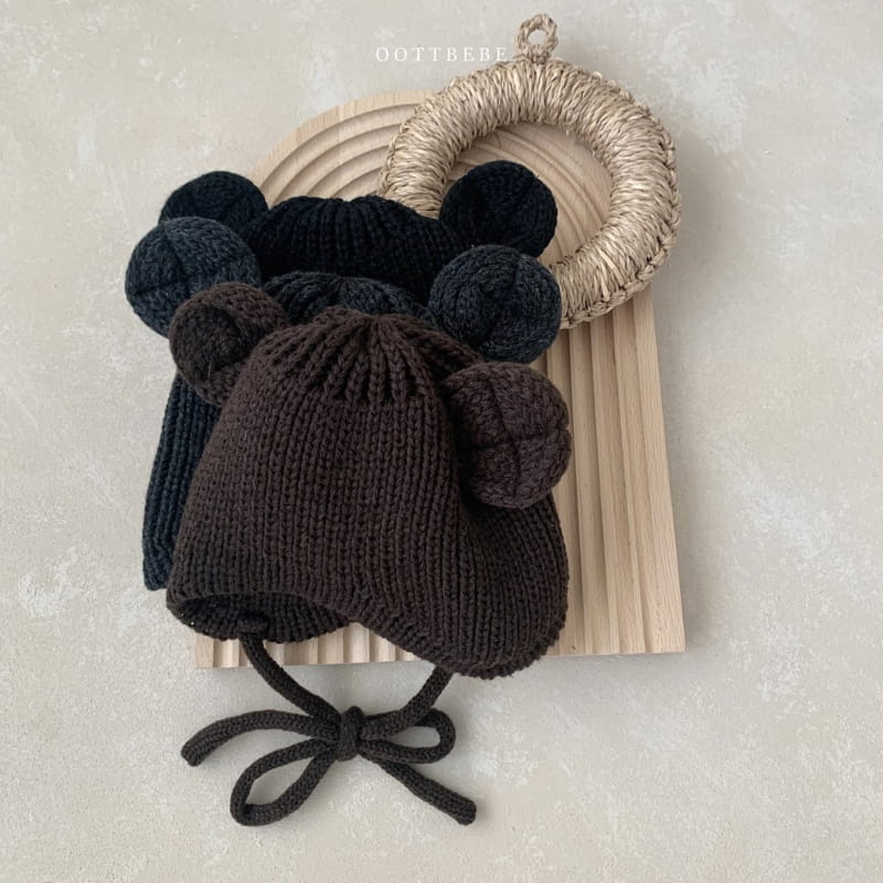OOTT BEBE - Korean Children Fashion - #Kfashion4kids - Teddy Line Bonnet - 8