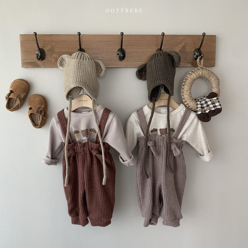 OOTT BEBE - Korean Children Fashion - #Kfashion4kids - Mood Overall Pants