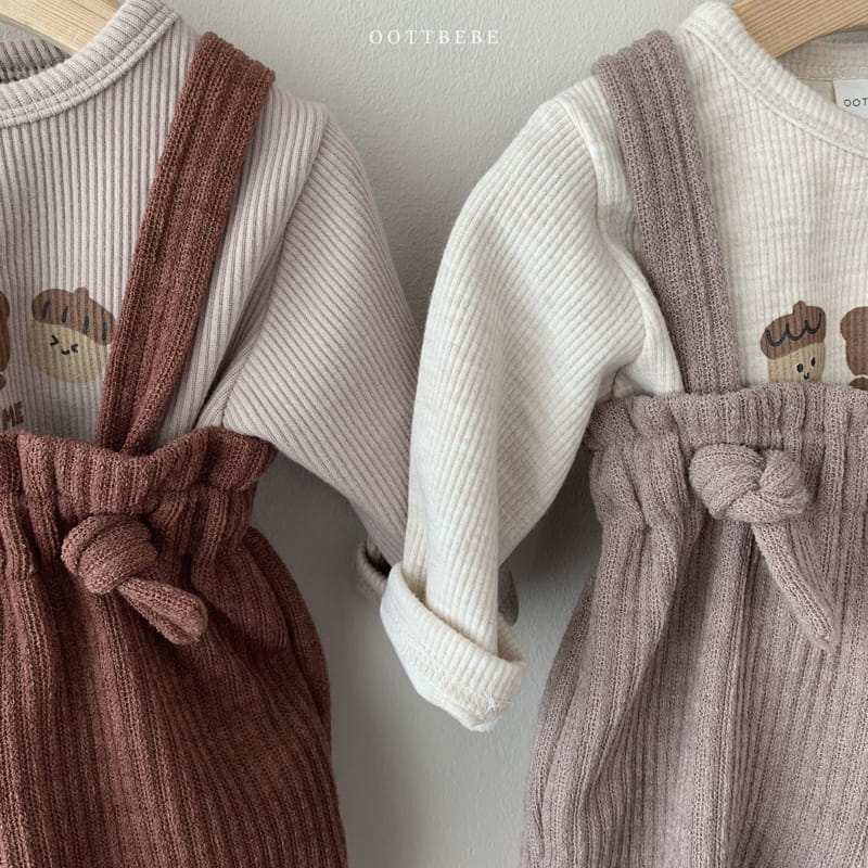 OOTT BEBE - Korean Children Fashion - #Kfashion4kids - Mood Overall Pants - 12