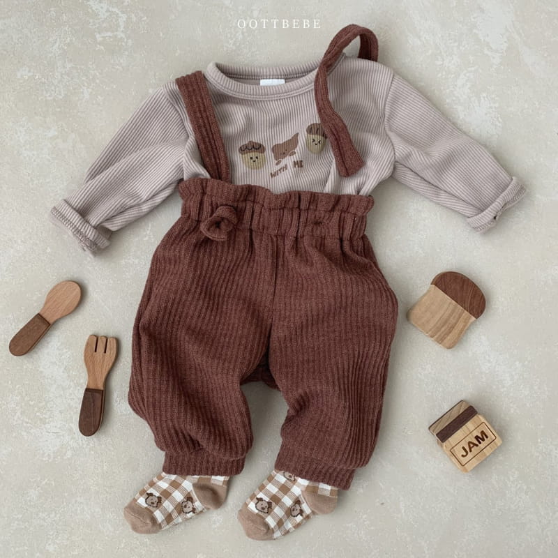 OOTT BEBE - Korean Children Fashion - #Kfashion4kids - Mood Overall Pants - 2