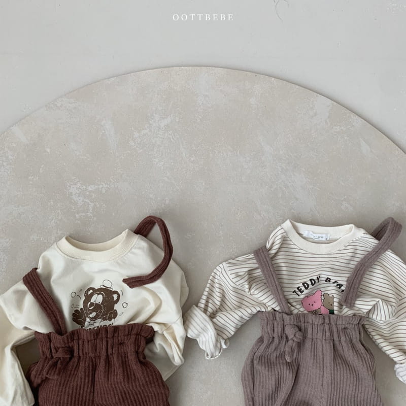 OOTT BEBE - Korean Children Fashion - #Kfashion4kids - Mood Overall Pants - 6