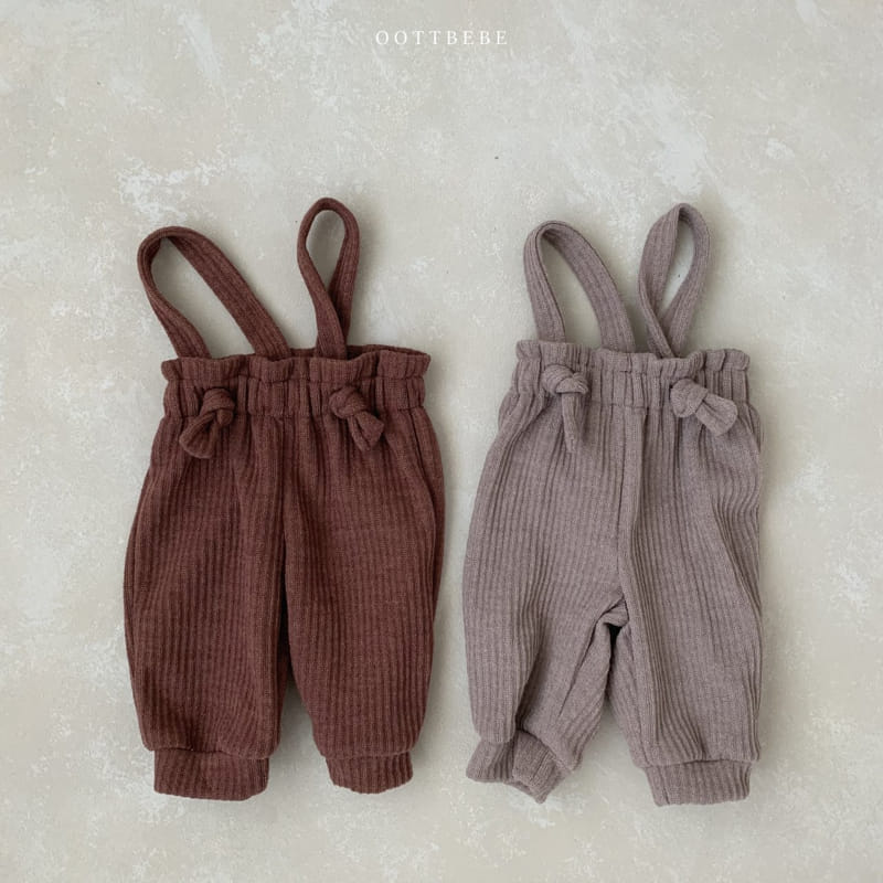 OOTT BEBE - Korean Children Fashion - #Kfashion4kids - Mood Overall Pants - 9