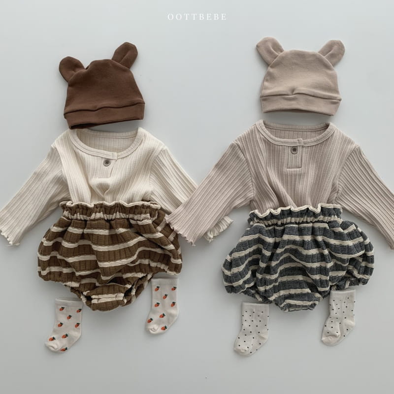 OOTT BEBE - Korean Children Fashion - #Kfashion4kids - Knitting Bloomer 