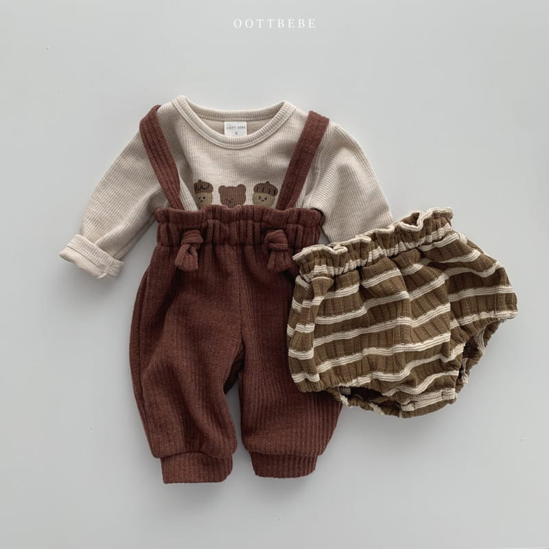 OOTT BEBE - Korean Children Fashion - #Kfashion4kids - Knitting Bloomer  - 4