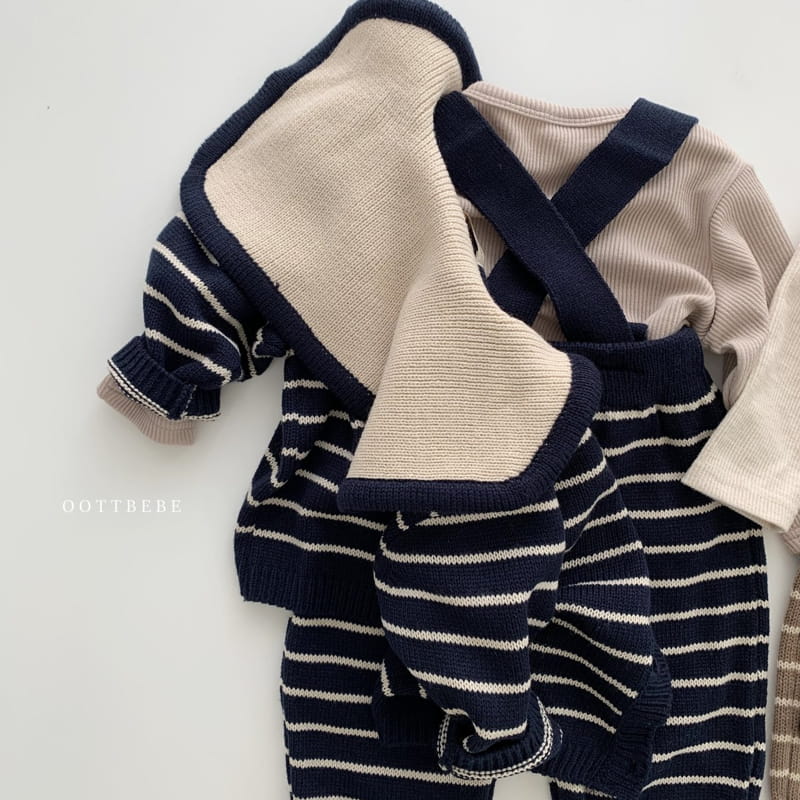 OOTT BEBE - Korean Children Fashion - #Kfashion4kids - Sailor Knit Cardigan - 11