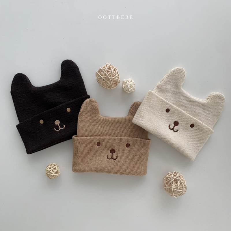 OOTT BEBE - Korean Children Fashion - #Kfashion4kids - Bear Beanie