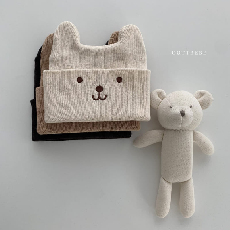 OOTT BEBE - Korean Children Fashion - #Kfashion4kids - Bear Beanie - 2