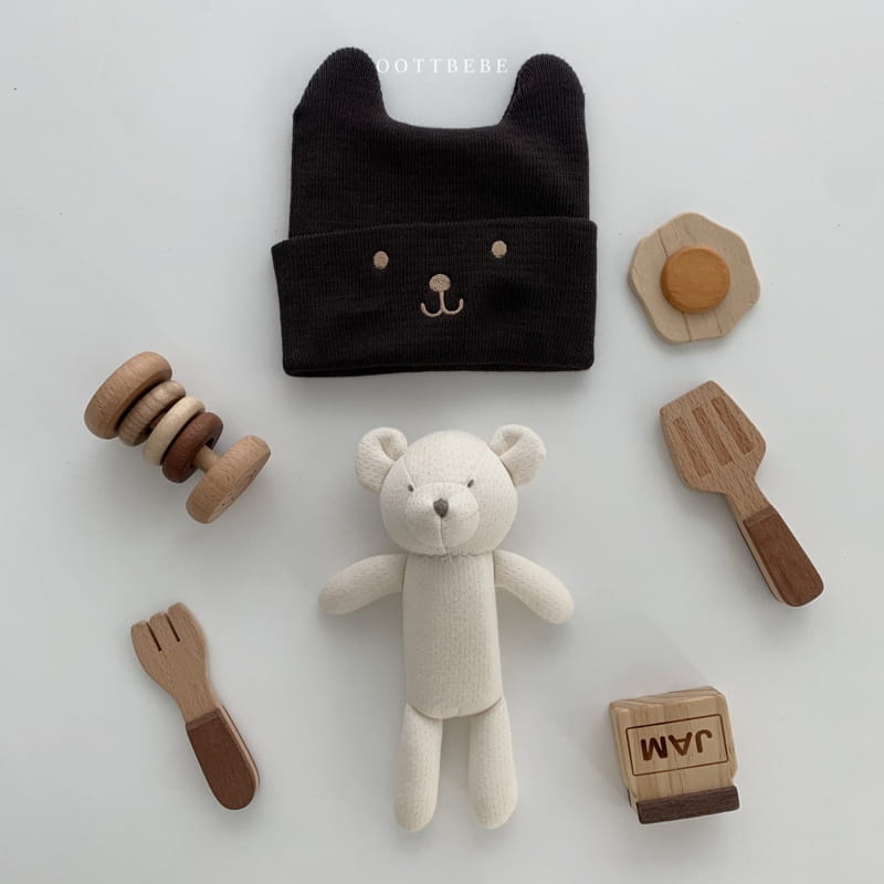 OOTT BEBE - Korean Children Fashion - #Kfashion4kids - Bear Beanie - 5