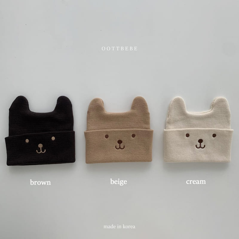 OOTT BEBE - Korean Children Fashion - #Kfashion4kids - Bear Beanie - 9